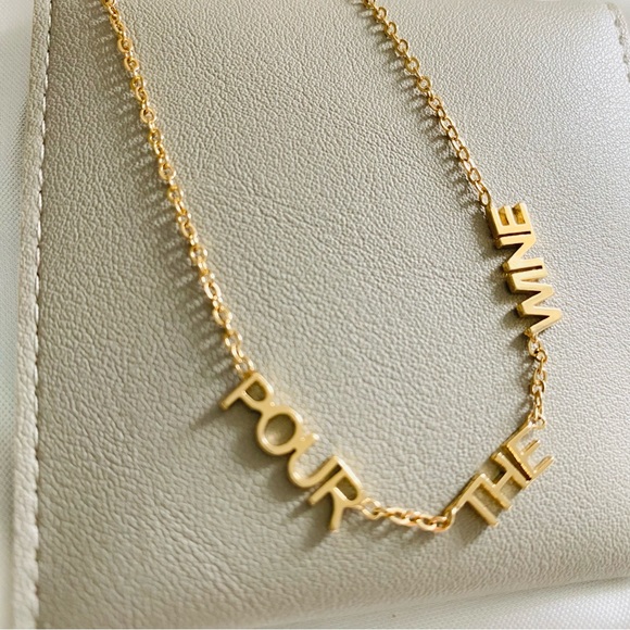 Beer, Wine, Rose and Coffee Necklace - Picture 4 of 8